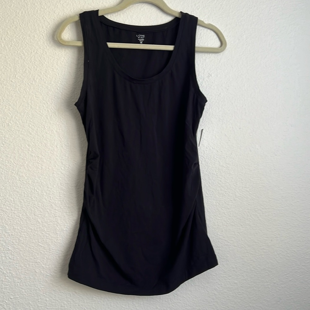NWT GAP Maternity Sleeveless Top - Black